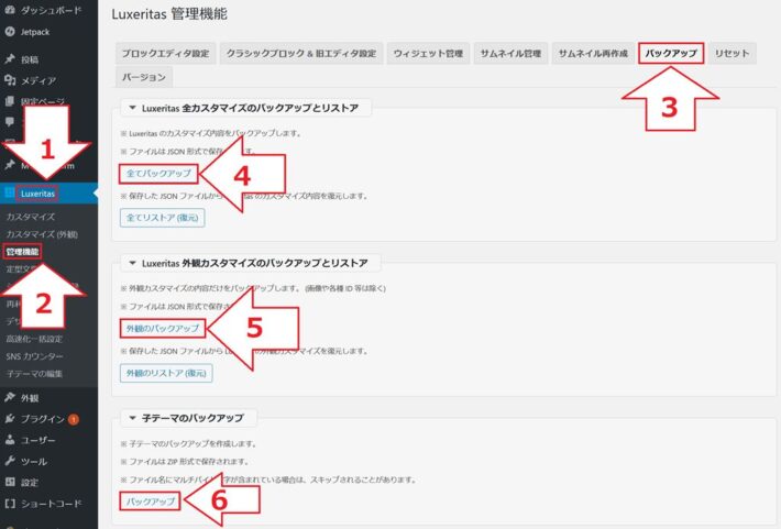 Wordpressテーマ Luxeritas の子テーマ Luxeritas Child Theme を最新バージョンにアップデートする手順を詳しくわかりやすく解説します 海燕 カイエンの釣り旅